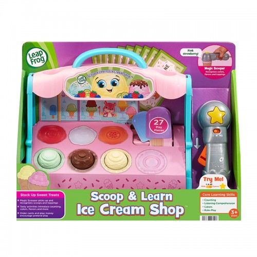 LeapFrog Scoop & Learn Ice Cream Shop | Ice Cream Cart | Ice Cream Shop | Role Play ice Cream Toy | 3 years+
